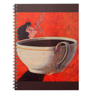 big coffee drinker notebook