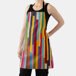 Big Colourful Stripes Apron