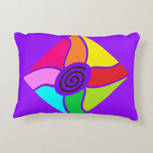 Big colours patterned art mosaic baby blanket decorative cushion