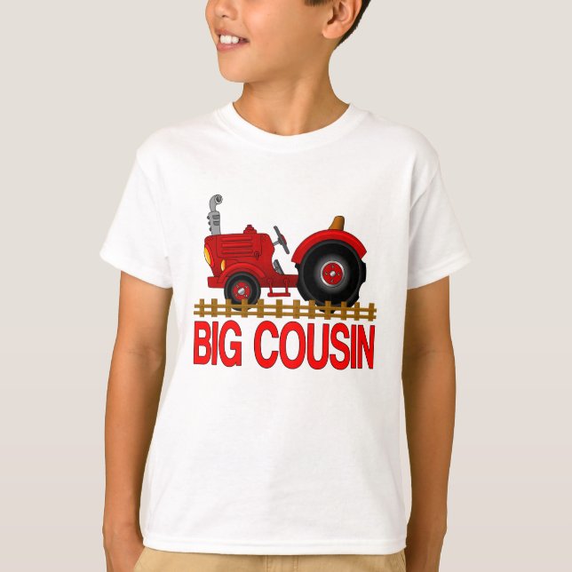 Big cousin farm tractor t-shirt (Front)