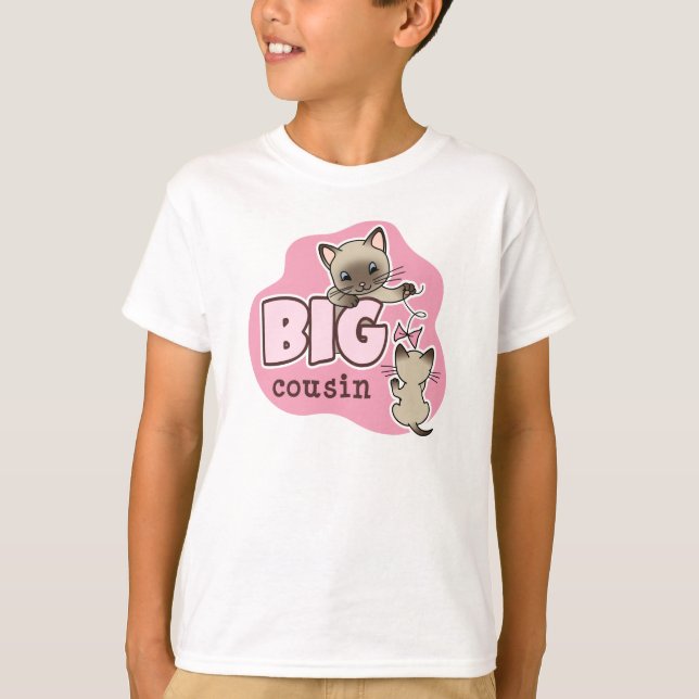 Big Cousin Kitty cat T-Shirt (Front)