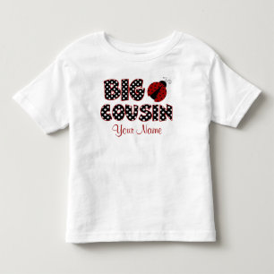 Big Cousin Ladybug Personalised Shirt