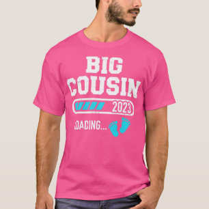 Big cousin loading 2023 for pregnancy announcement T-Shirt