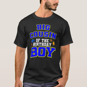 Big Cousin Of The Birthday Boy Fishing Theme Bday T-Shirt