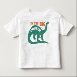 Big Cousin Toddler T-Shirt<br><div class="desc">I'm The Big Cousin Dinosaur t-shirt</div>