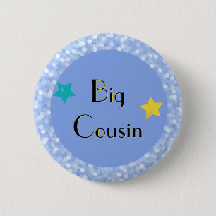 Big Cousin with Stars Classic Round 6 Cm Round Badge