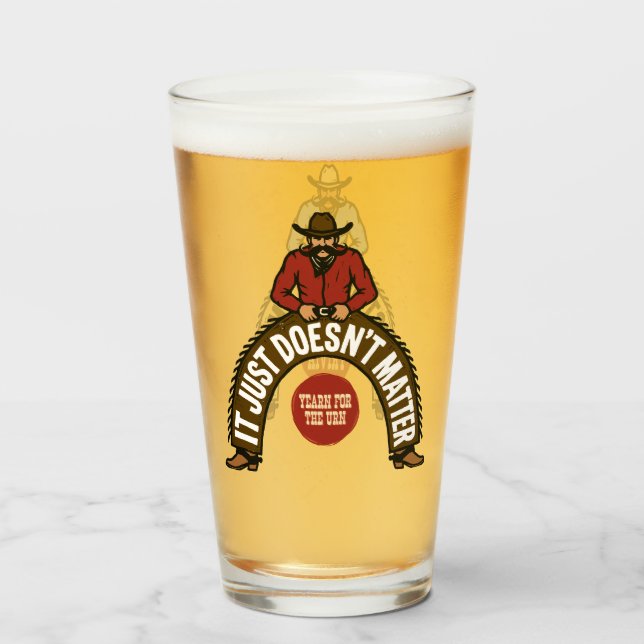 Big Cowboys Red & Blue Glass (Front Filled)