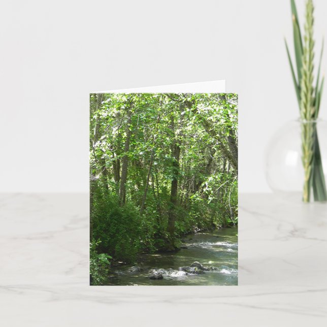 Big Creek in the Summer....... Card (Front)