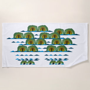 Big Croc Beach Towel