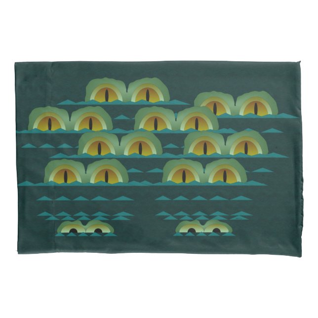 Big Croc Pillow Case (Front)
