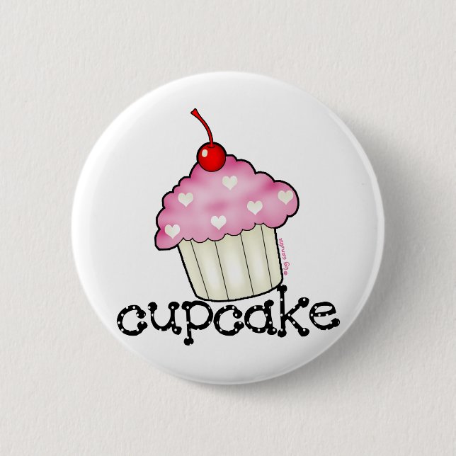 Big Cupcake 6 Cm Round Badge (Front)