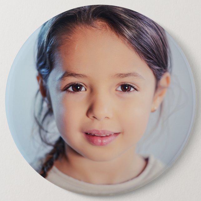 Big custom photo button (Front)