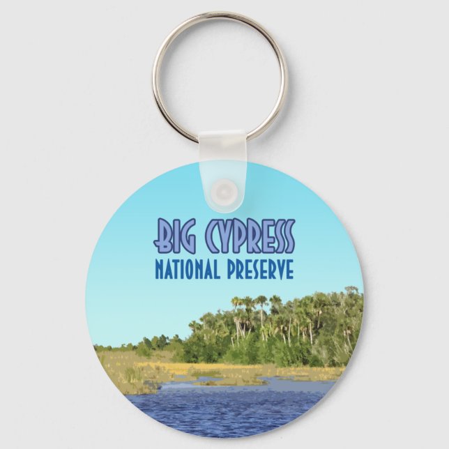 Big Cypress National Preserve Florida Key Ring (Front)