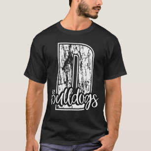 Big D Bulldogs School Sports Fan Team Spirit Masco T-Shirt