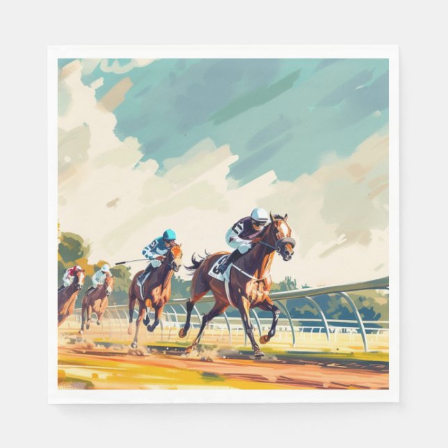 BIG "D" RACE PAPER NAPKIN (Front)