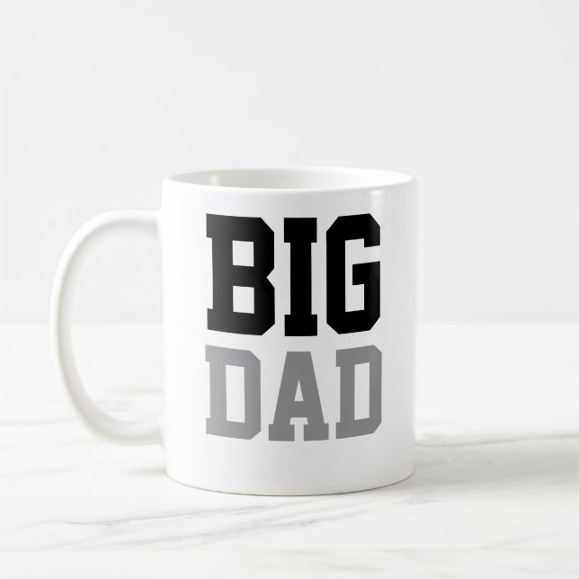 Big Dad Funny Coffee Mug Gift for Father's Day (Left)