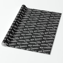 Big Daddy gift wrap paper