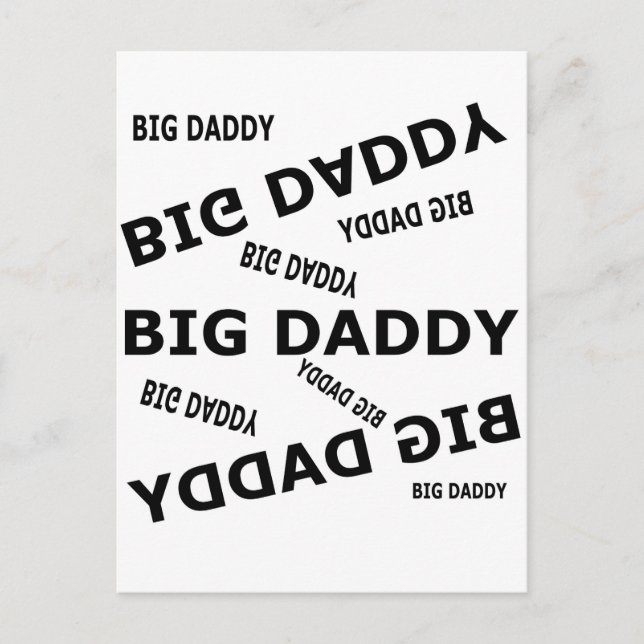 Big Daddy! Postcard (Front)