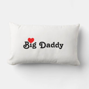 Big Daddy with Red Heart Lumbar Pillow