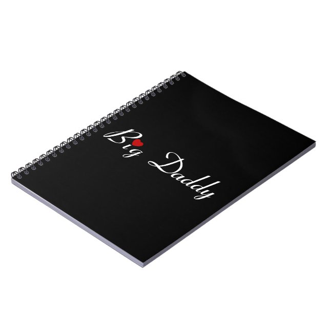 Big Daddy with Red Heart Notebook (Left Side)