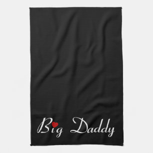 Big Daddy with Red Heart Tea Towel