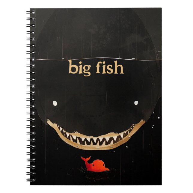 Big Dark Shark Notebook (Front)