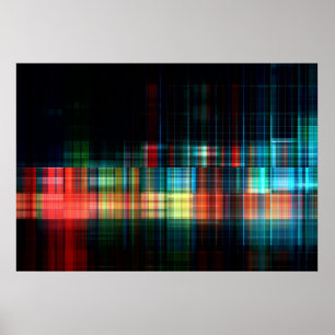Big Data Analytics Abstract Background Technology Poster