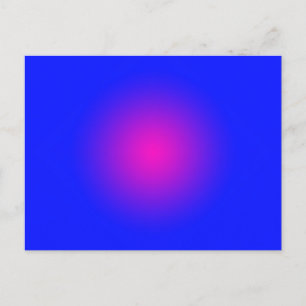 Big Day for the Blue and Magenta Postcard