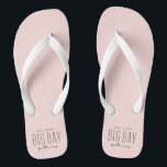 Big day getaway coral destination wedding jandals<br><div class="desc">It's not a want; it's a need. You need matching flip flops for your destination wedding. Designed to coordinate with the Lea Delaveris Design "Big Day Getaway" collection, these sandals are perfect for the bride, groom, wedding party, guests - everyone! They're a fun souvenir and couldn't be more fitting for...</div>