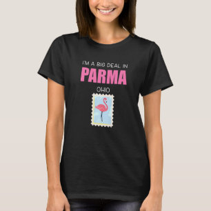 Big Deal Sarcastic Pink Flamingo Parma Ohio Souven T-Shirt