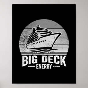 Big Deck Energy Cruise Ship Design  Poster