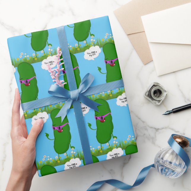 Big Dill Pickle Birthday Humour Wrapping Paper (Gifting)
