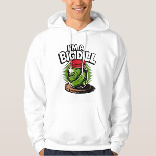 Big Dill Pickle Jar Graphic for Pickle Lovers Hoodie