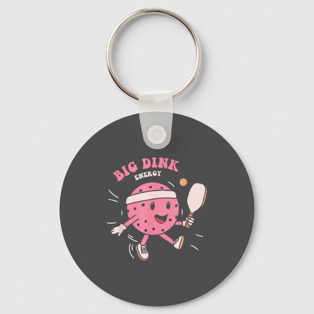 Big Dink Energy Ckleball Funny Ckle Ball Lover Quo Key Ring (Front)