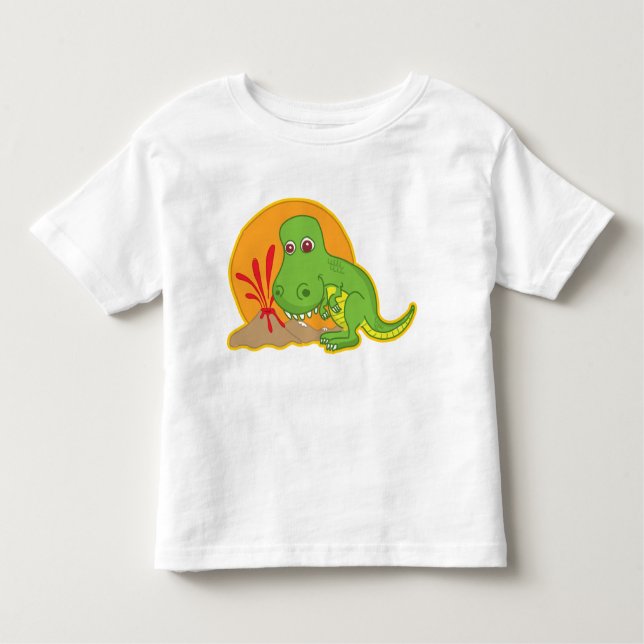 Big Dino Toddler T-Shirt (Front)