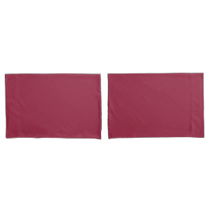 Big dip o’ruby  (solid colour) pillowcase