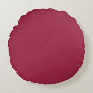 Big dip o’ruby  (solid colour) round cushion