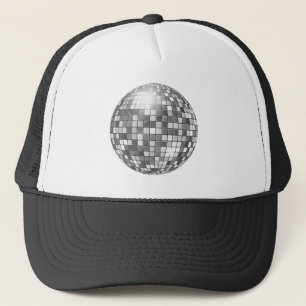 big disco ball trucker hat