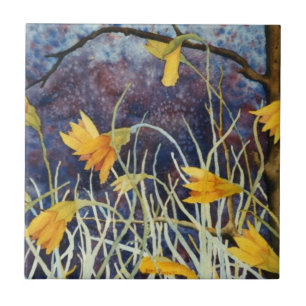 "Big Ditch Lilly" Kitchen Garden Ceramic Tile