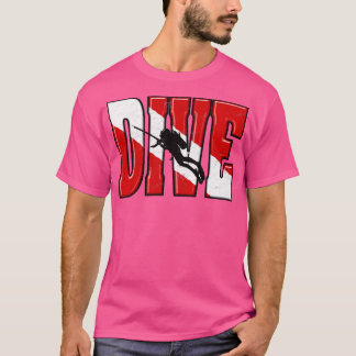 Big Dive Original Scuba Diving DIVE spearfishing T-Shirt