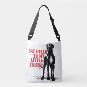 Big dog, little friends crossbody bag