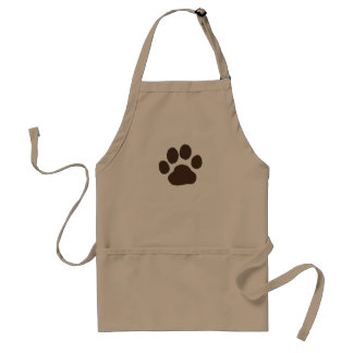 Big Dog Paw Print | Cool Canine Dog Grooming Standard Apron