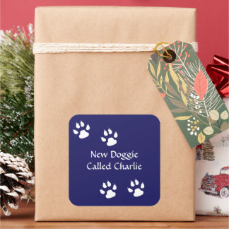 Big Dog Prints Square Sticker