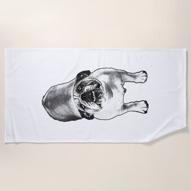 Big Dots, Big Personality Beach Towel (Front)