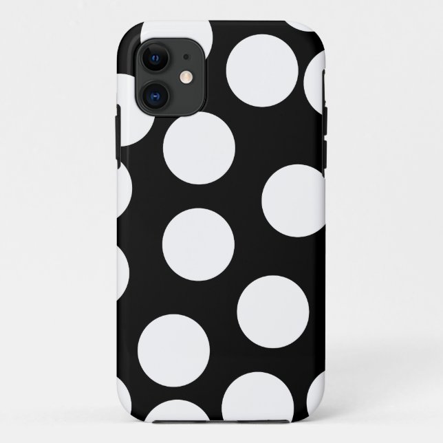Big Dots in Black and White. Case-Mate iPhone Case (Back)