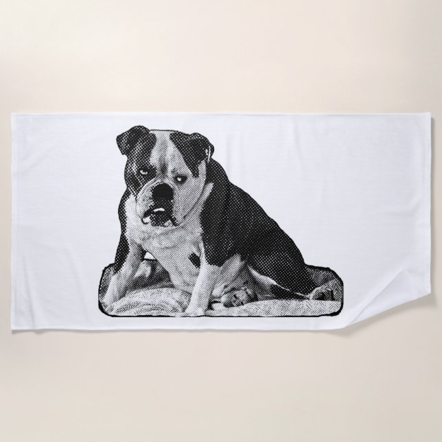 Big Dots, Quiet Confidence Beach Towel (Front)