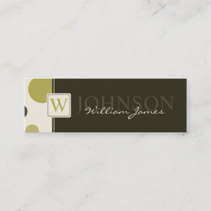 Big Dots Skinny Business Card