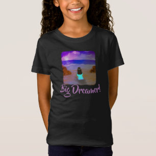 Big Dreamer! Girls Beach Birthday Painting T-Shirt