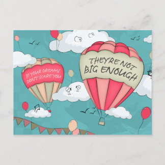 Big dreams postcard