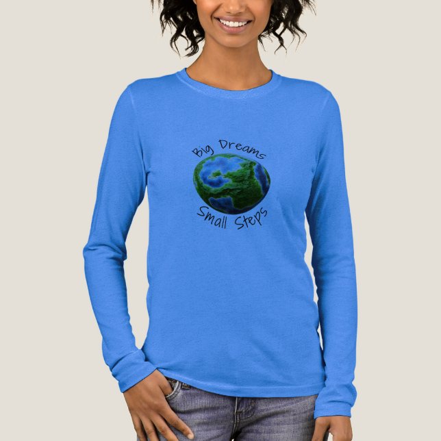 BIG DREAMS,SMALL STEPS Tri-Blend SHIRT (Front)